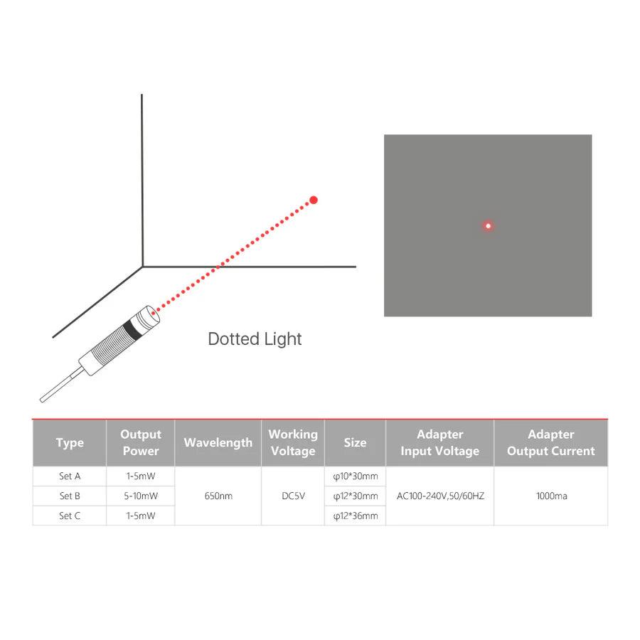 BMLaser Red Pointer Set With Red Pointer Power Adapter
