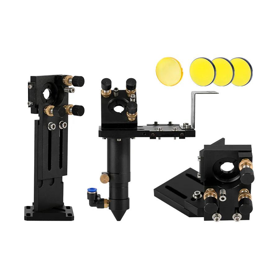 BMLaser E Series Black CO2 Laser Head Set With Focus Lens & Reflective Mirror*3