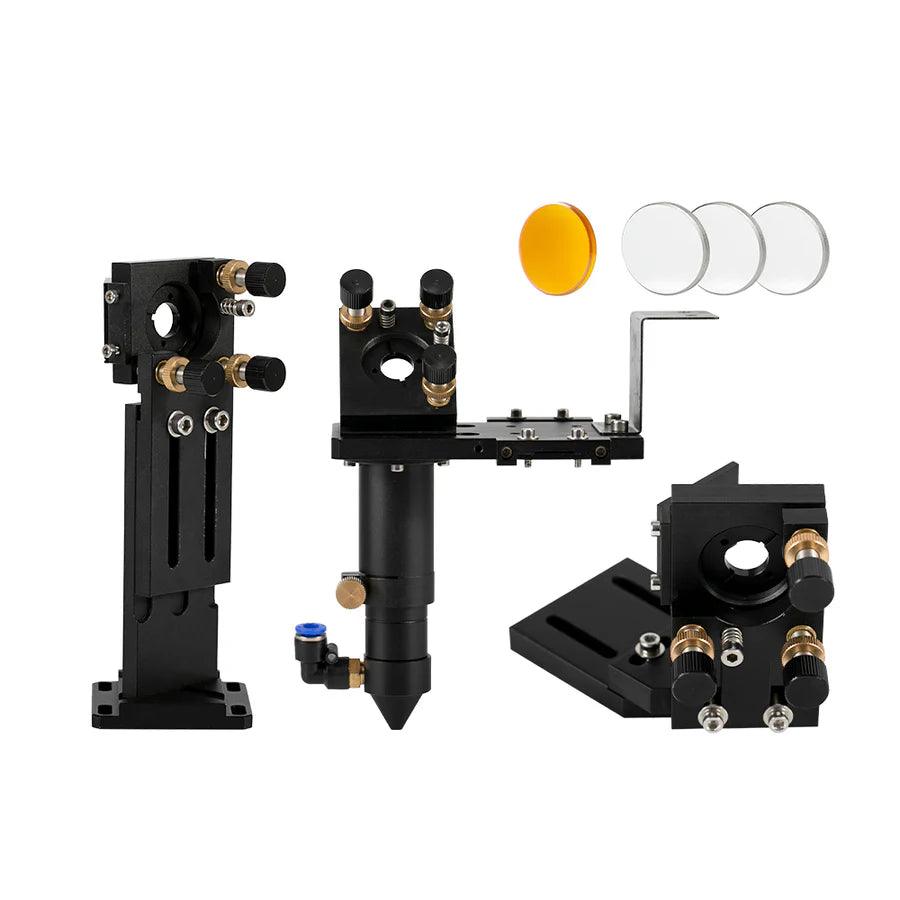 BMLaser E Series Black CO2 Laser Head Set With Focus Lens & Reflective Mirror*3