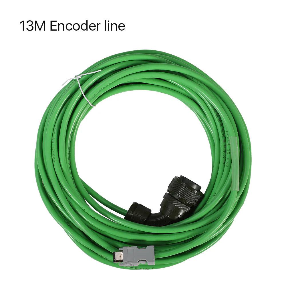 Encoder Cable Set BMLaser 13M Encoder Cable & Power Cable Set For 850W Fuji Servo Motor ...